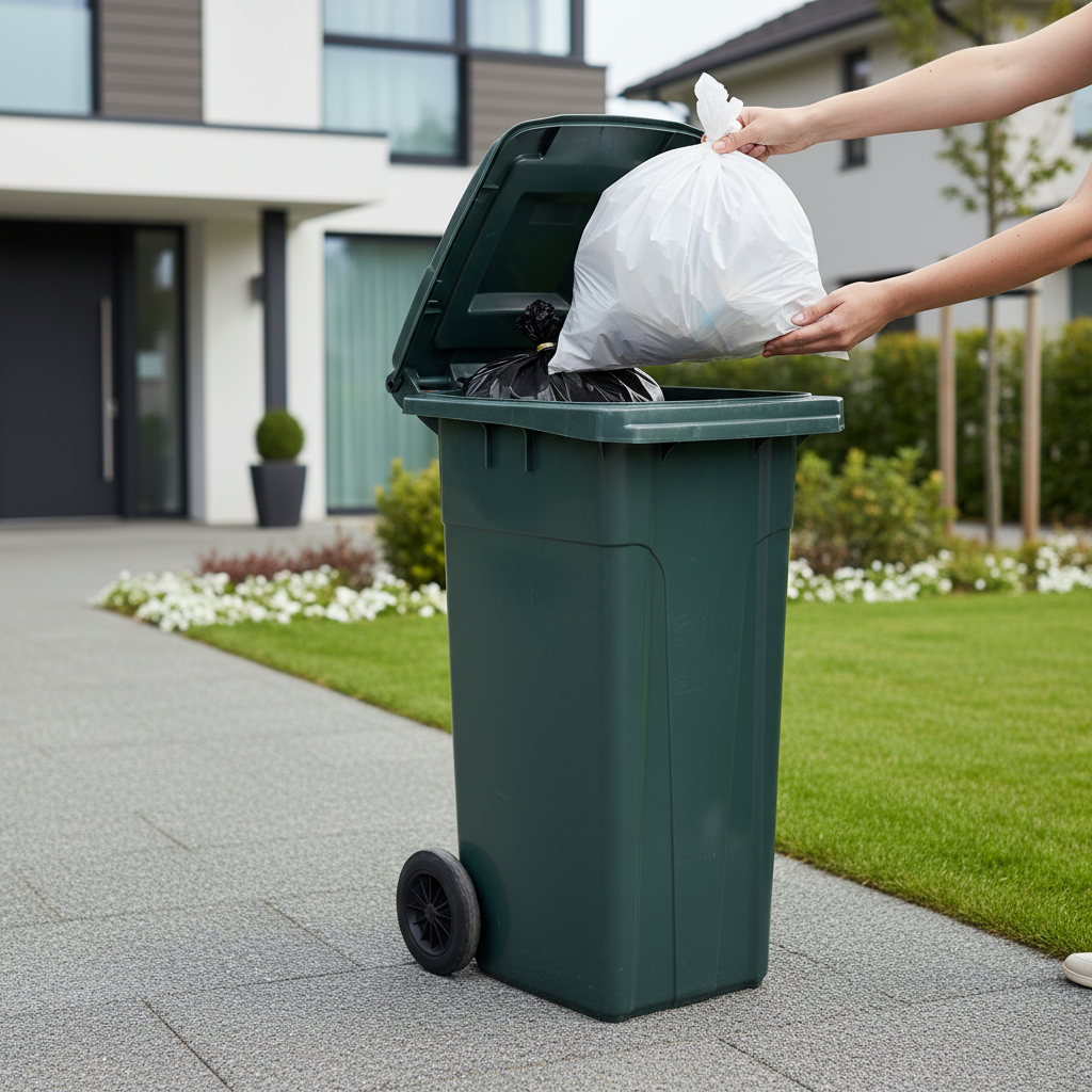 Garbage Truck 120L Dark Green