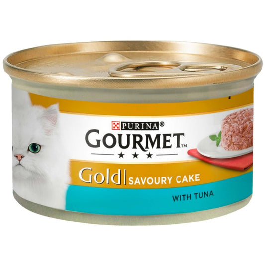 Gourmet Gold Tin Cake with Tuna