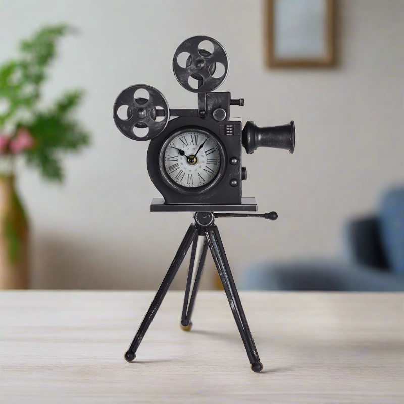 Table Clock Film Camera Model