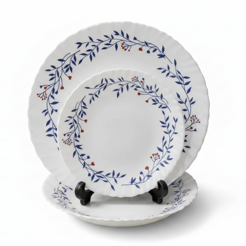 Danny Home Dinner Set 18pcs Blue Floral