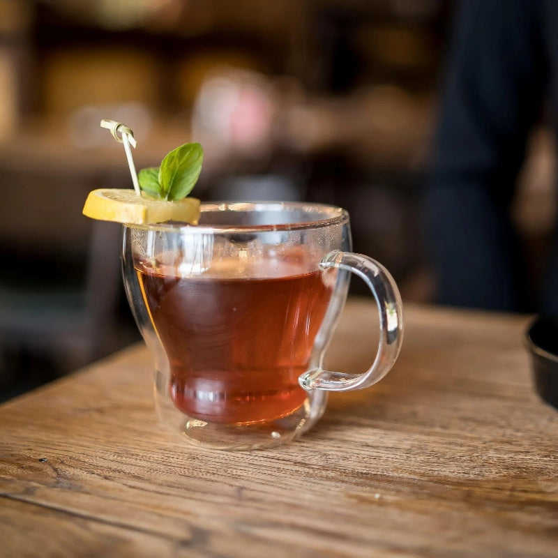 Set of 2 Double Wall Glass 370ml