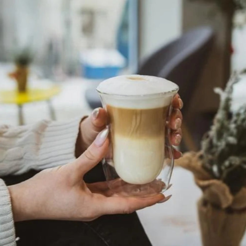 Set Of 6 Double Wall Long Glasses 300ml