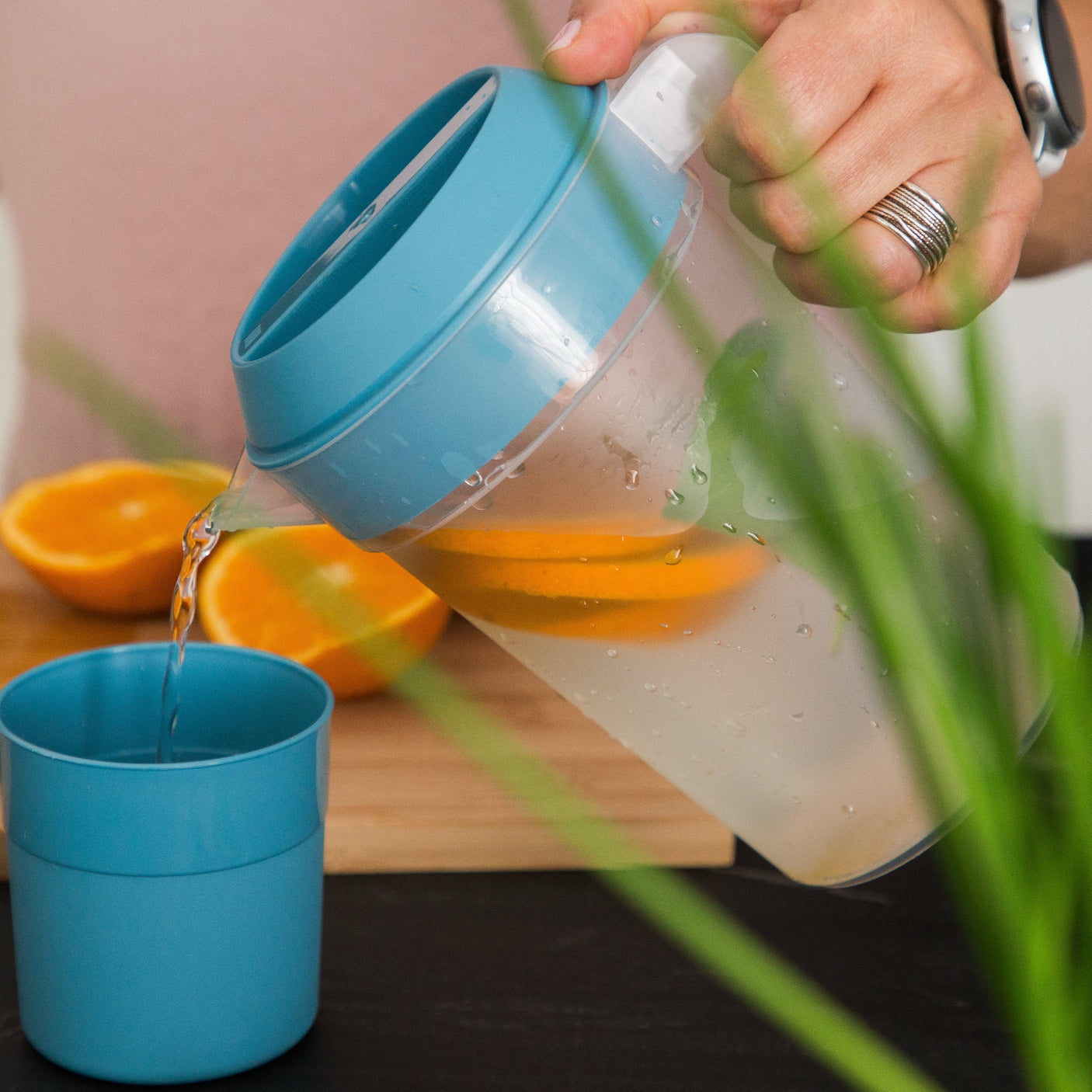 Plastic Serving Jug 1Ltr