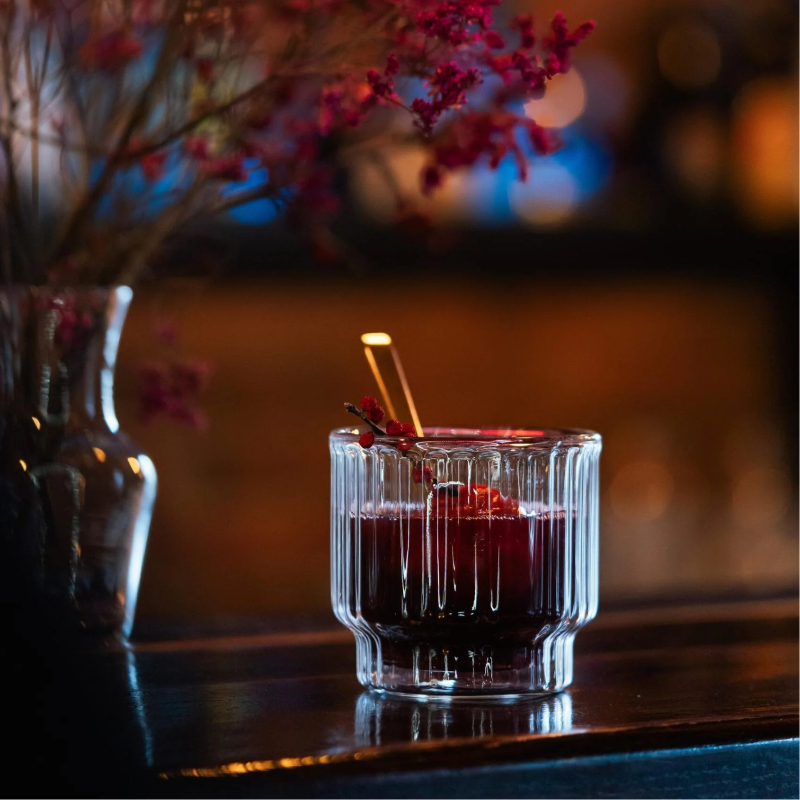 Set Of 2 Double Wall Glasses 260ml