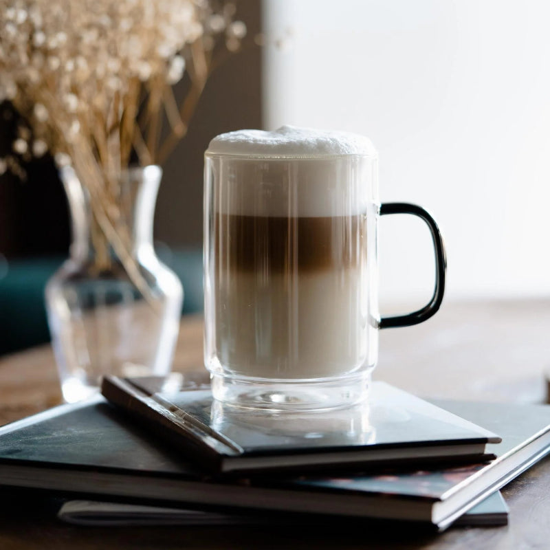 Set Of 2 Double Wall Mugs 350ml