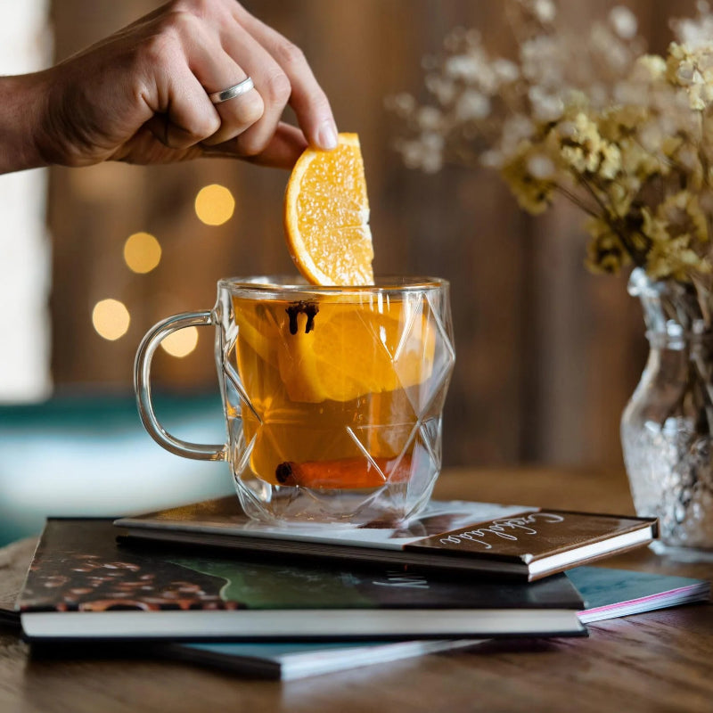 Set Of 2 Double Wall Cups 330ml