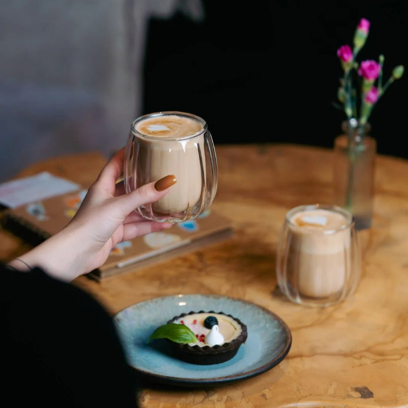 Set Of 2 Double Wall Glasses 250ml