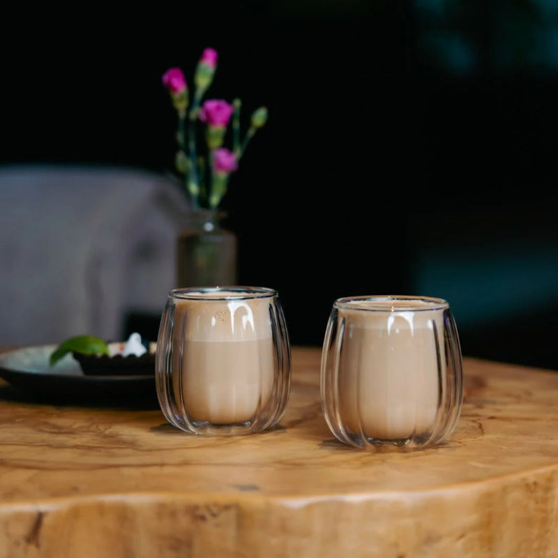 Set Of 2 Double Wall Glasses 250ml