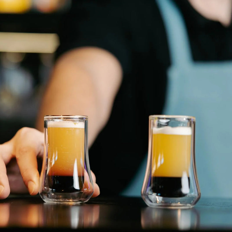 Set Of 2 Double Wall Shot Glass 60ml