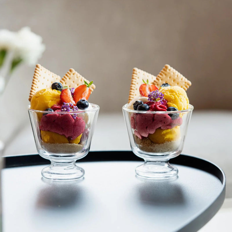 Set Of 2 Double Wall Dessert Cups 250ml