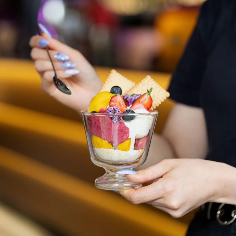 Set Of 2 Double Wall Dessert Cups 250ml