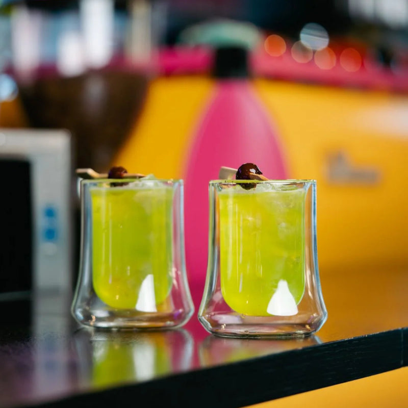 Set Of 2 Double Wall Glasses 240ml