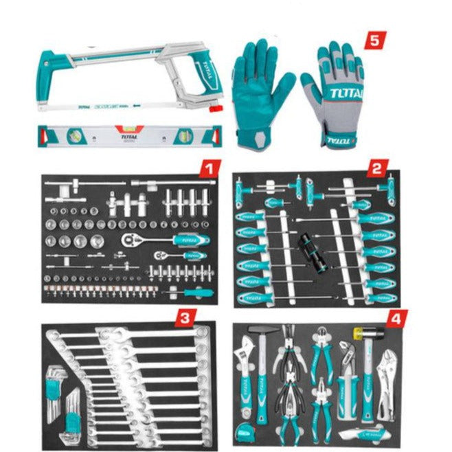162 Pcs Tools Chest Set