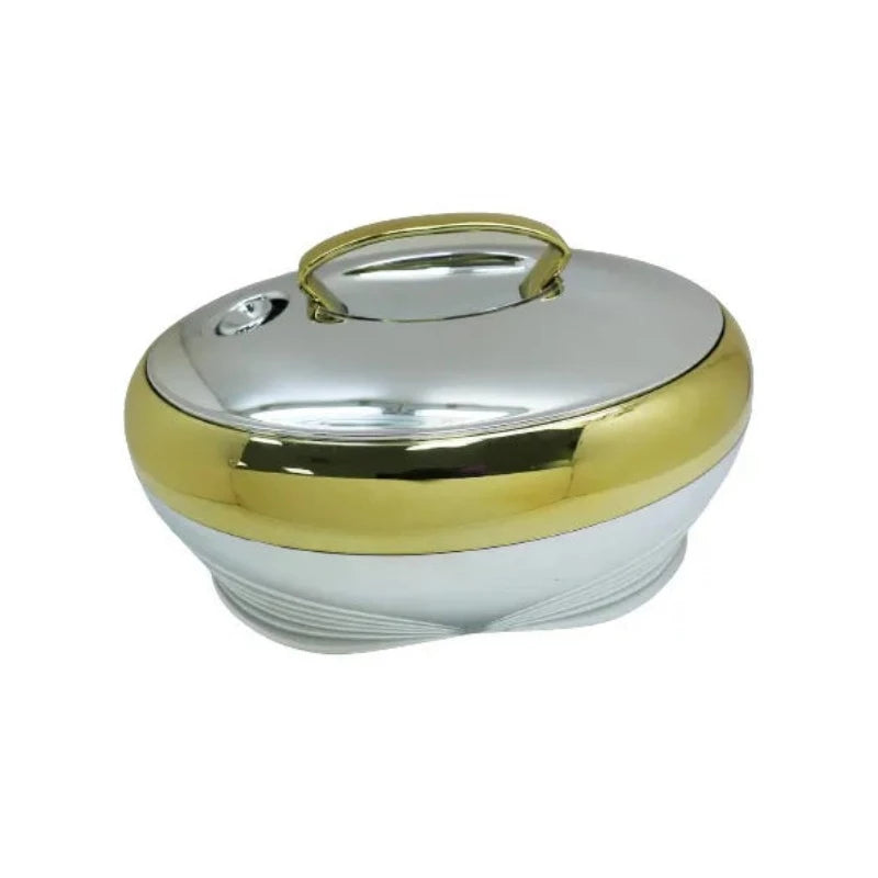 5 Ltr Gold Silver Hotpot