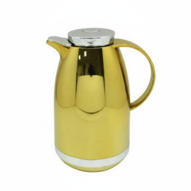 1 Ltr Gold Silver Thermos