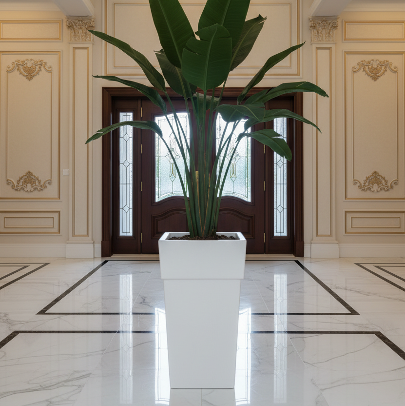 Bama Flower Pot Sensation White (Made in Itay)