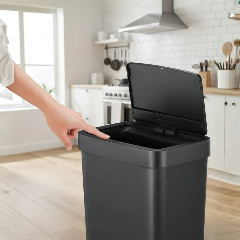 Automatic Sensor Garbage Bin 50L Black