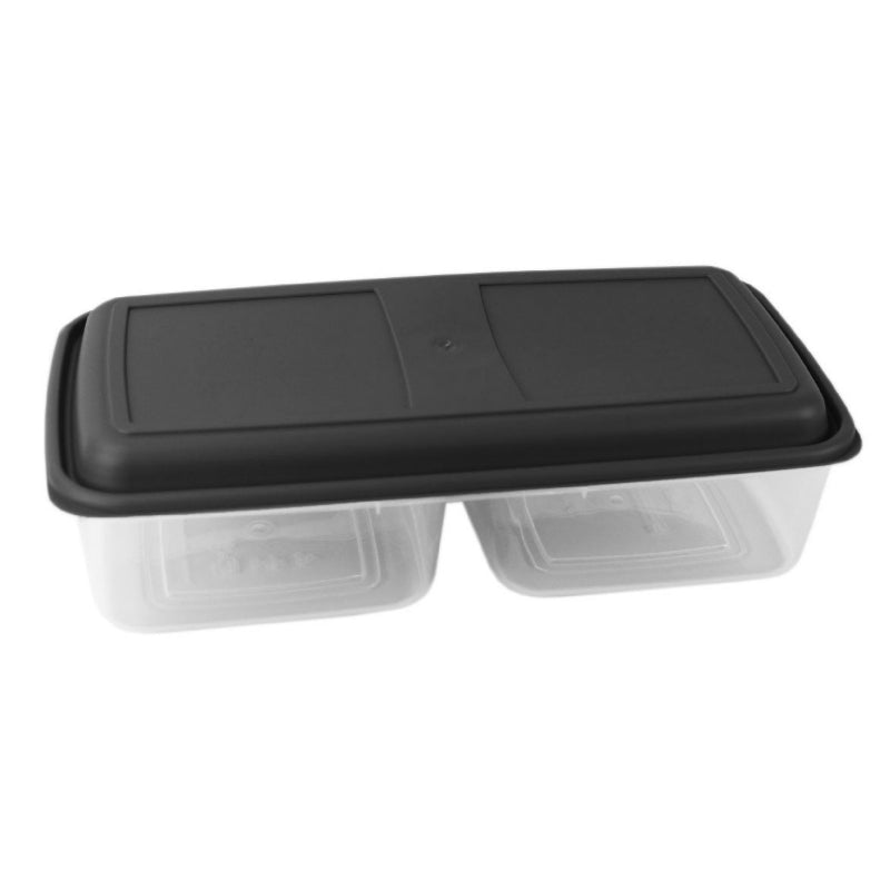 Plastic Double Lunch Box 2.6L