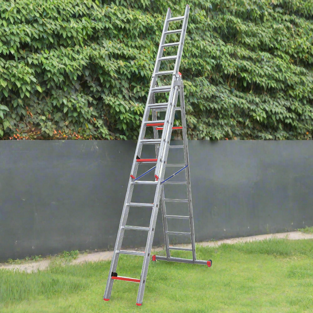 Aluminium Industrial Ladder 3*14 Stpes (3*4Mt) - A Type