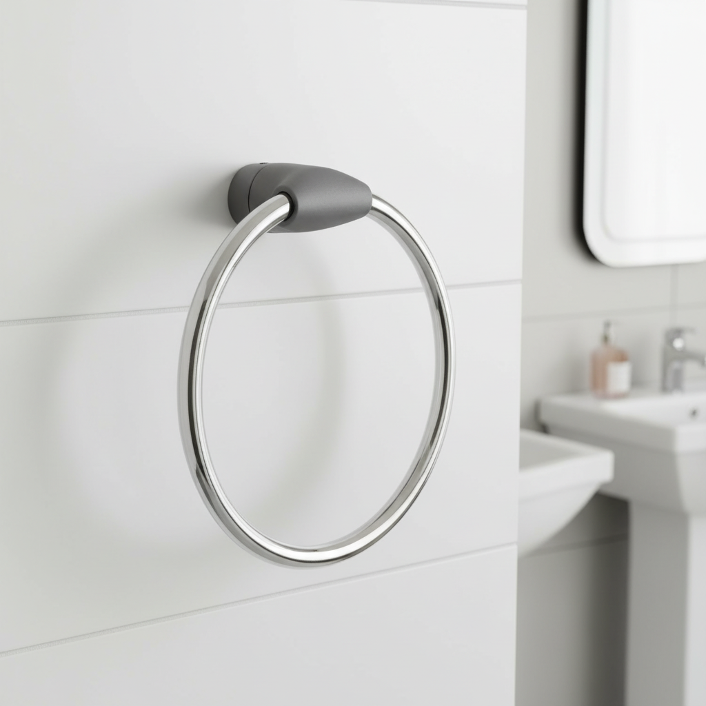 Towel Ring Alpha Grey
