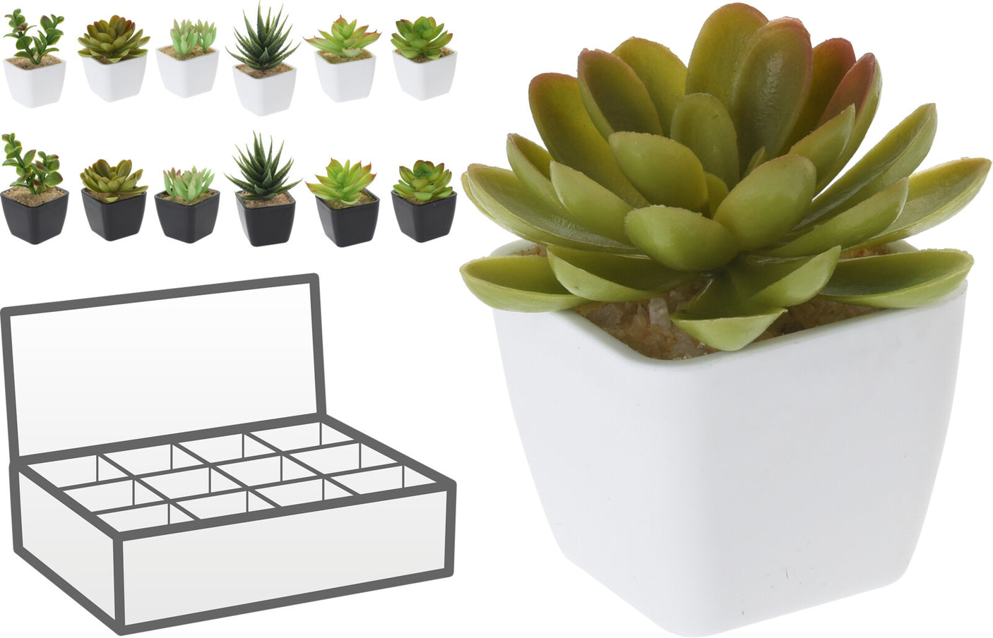 Artificial Succulent Plant in Pot
