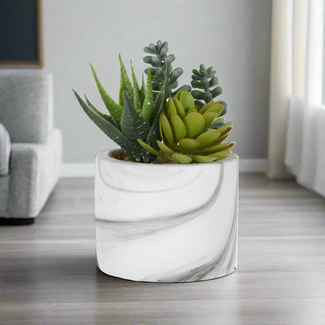 Artificial Plant Round Concrete