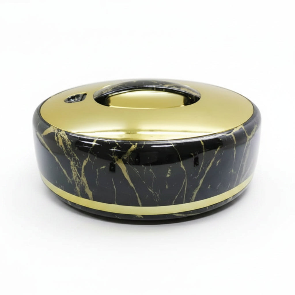 5 Ltr Oval Black Gold Hotpot