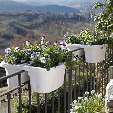 Double Adjustable Flower Pot with Water Tank