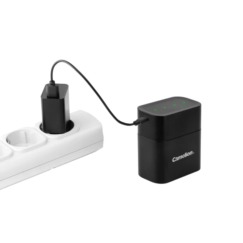 Camelion 4-Slot 1.5V Lithium-ion Battery & Charger Set (4x AA)
