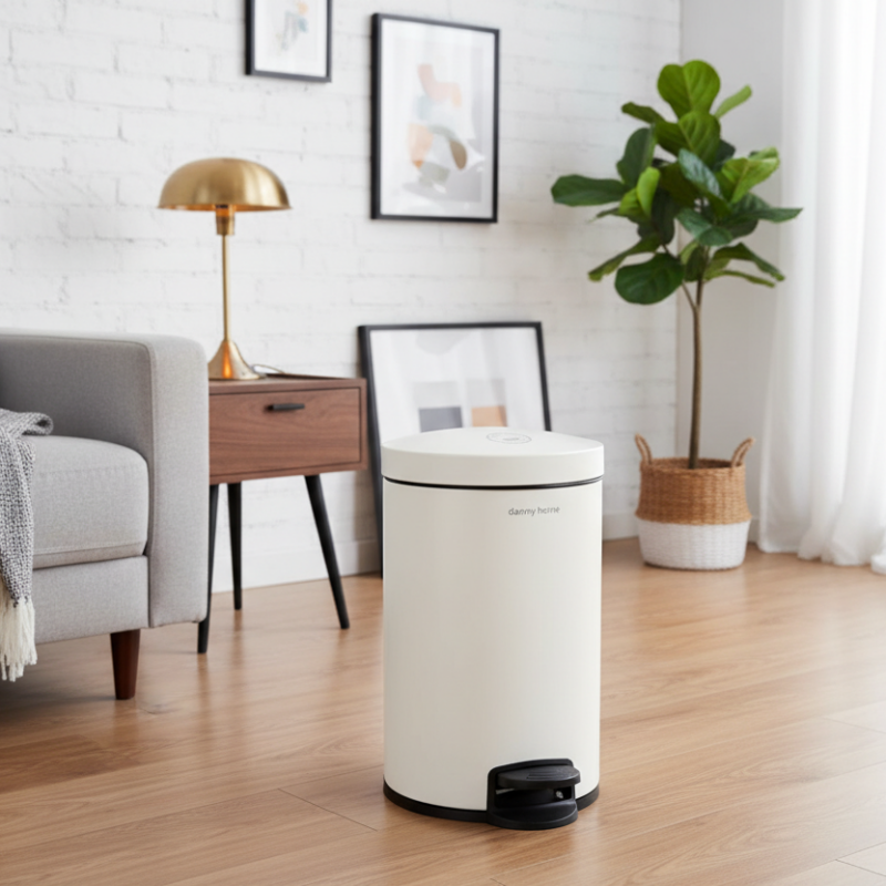Pedal Bin 12L White