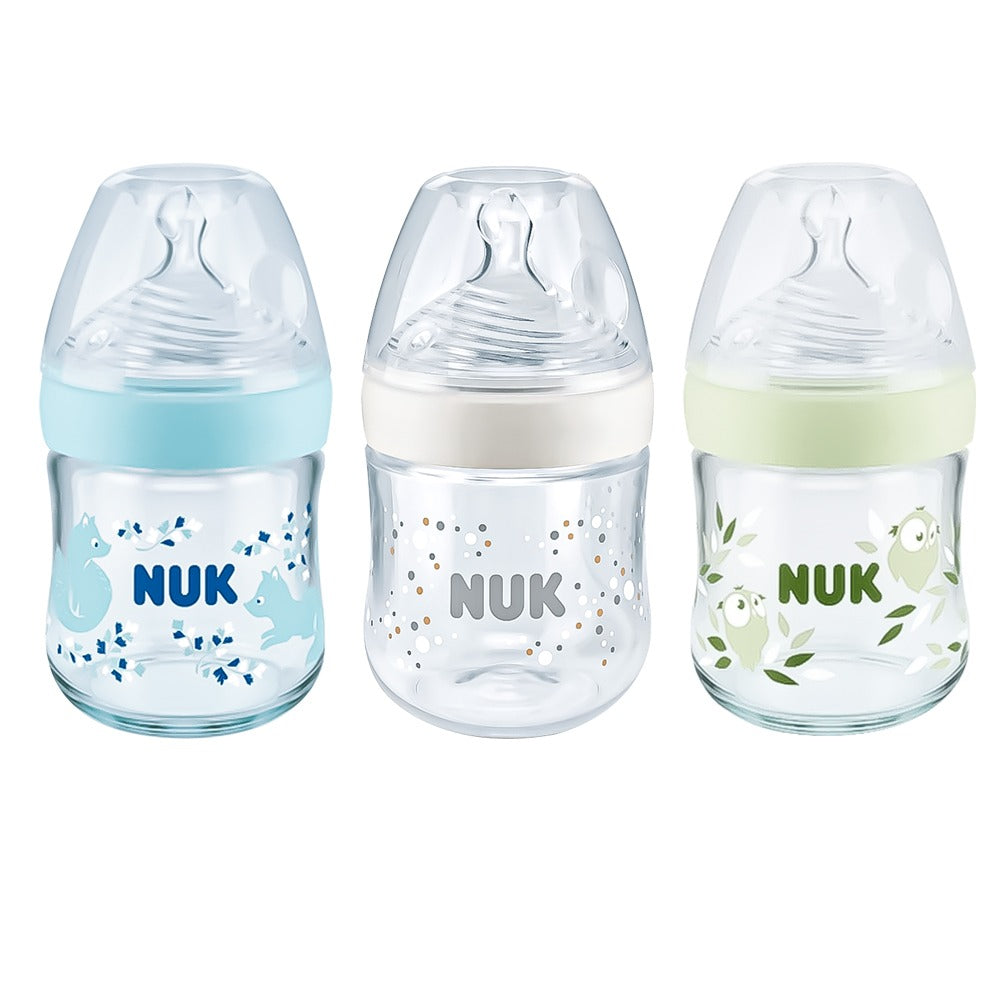 Nuk Nature Sense TC Glass Bottle 120ml