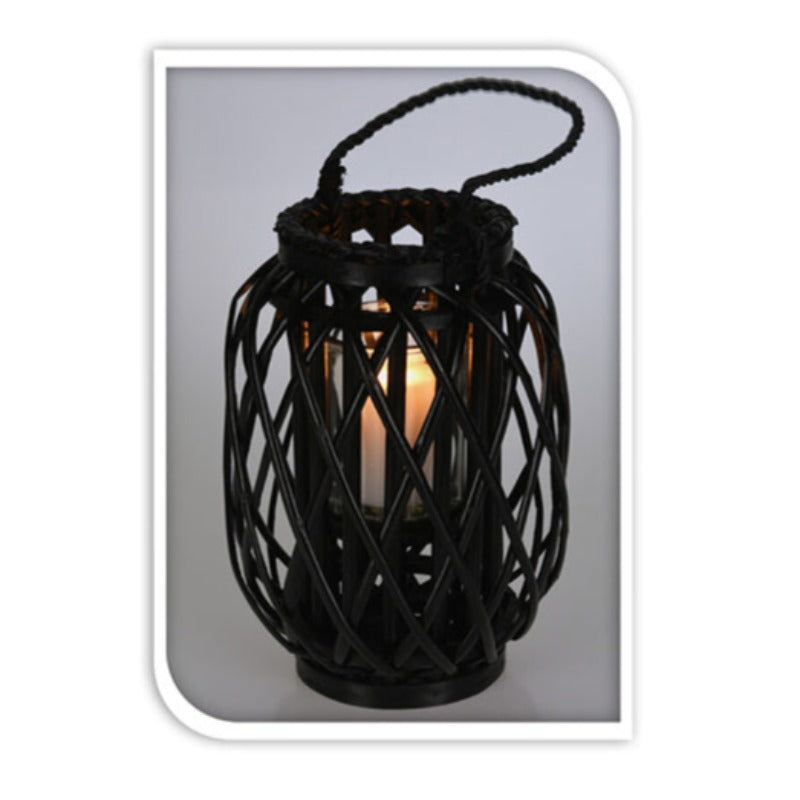 Lantern Willow 23x30cm Black