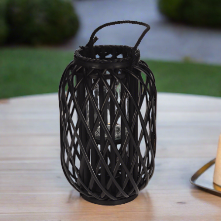 Lantern Willow 400x260mm Black