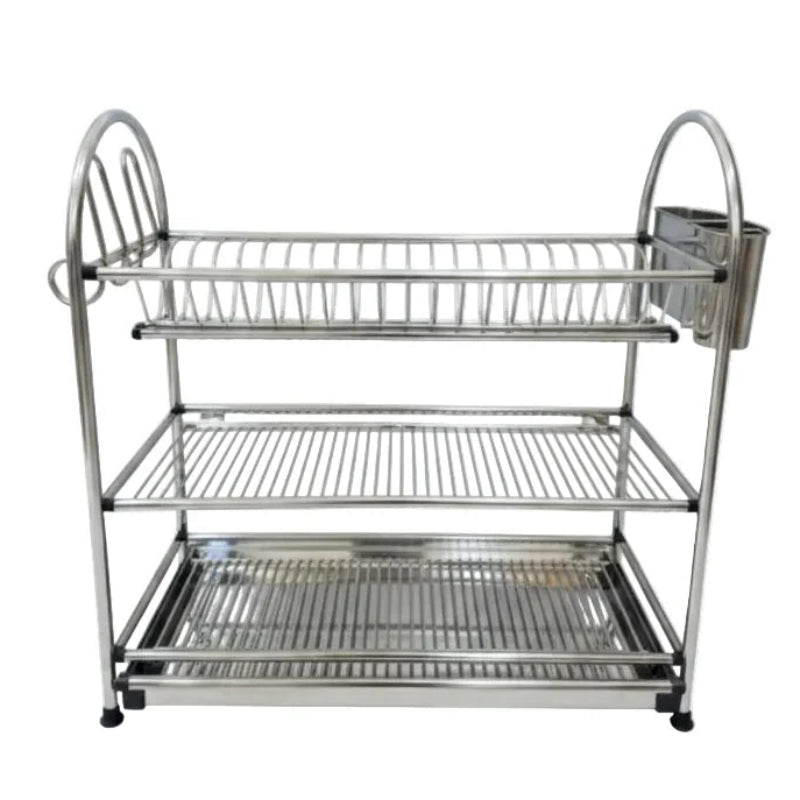 3 Tier Dish Rack Stainless Steel