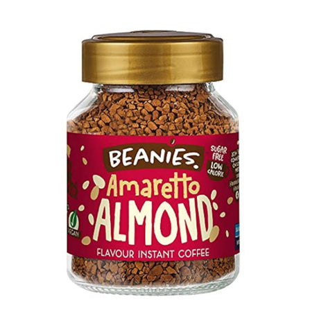 Beanies Amaretto Almond Instant Coffee 50gm