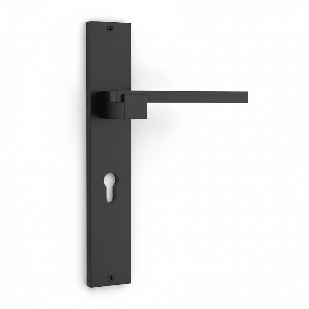 Handle on Plate Plus Line Black