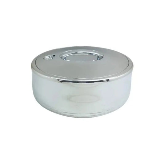 5 Ltr Round Silver Hotpot