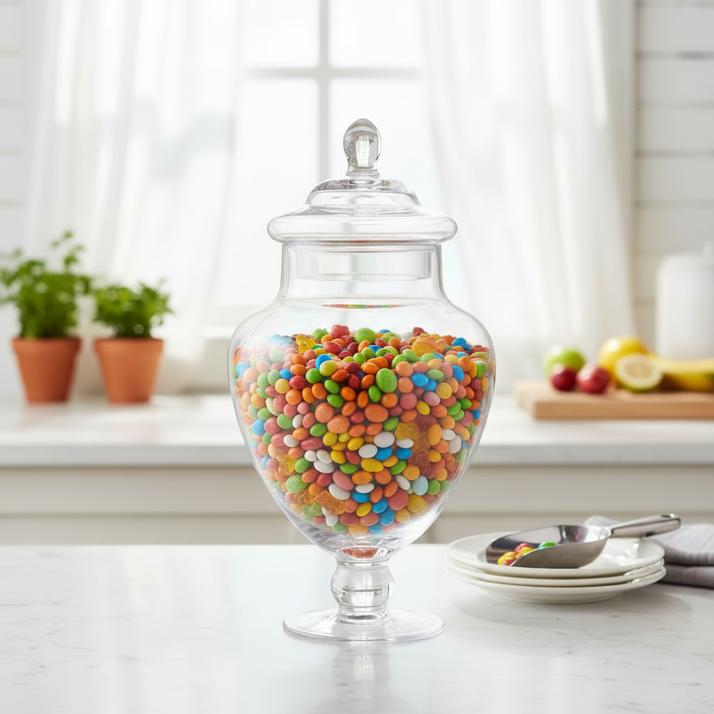 Glass Storage Jar 15.8cm