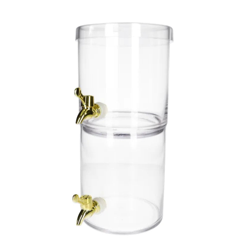 Duo Glass Beverage Dispenser 4L