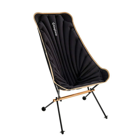KingCamp Inflatable High Back Chair Black
