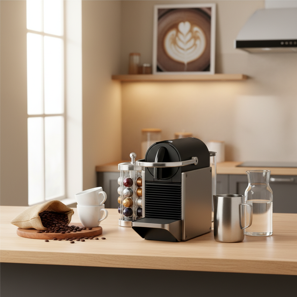 Nespresso Pixie Coffee Machine Grey