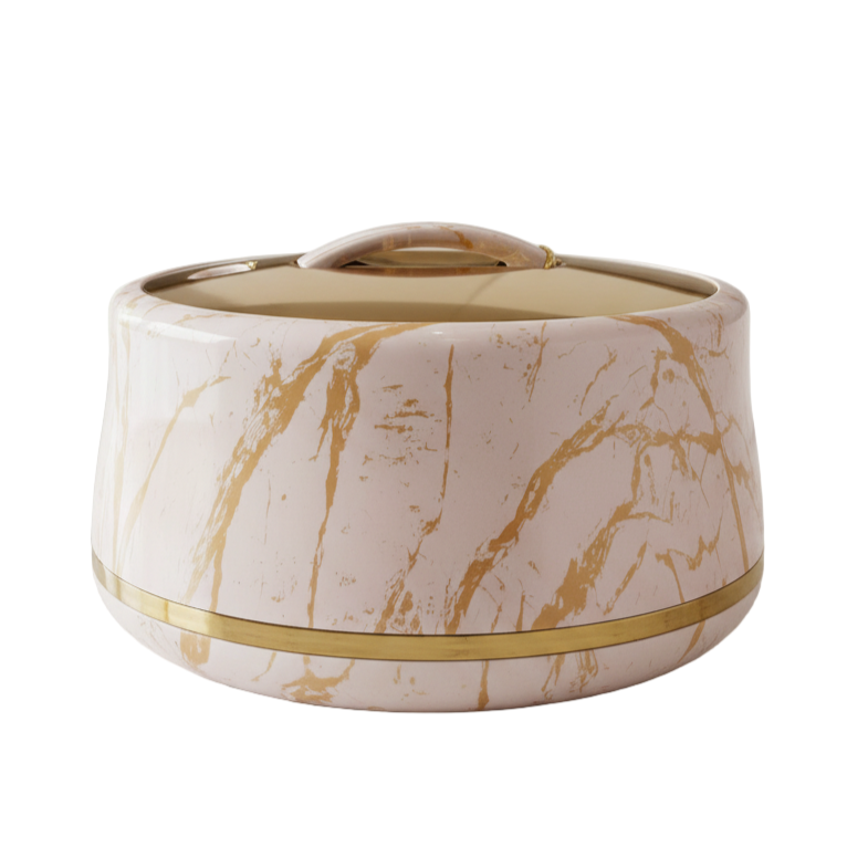 Hot Pot Food Server Gold/Marble 6L