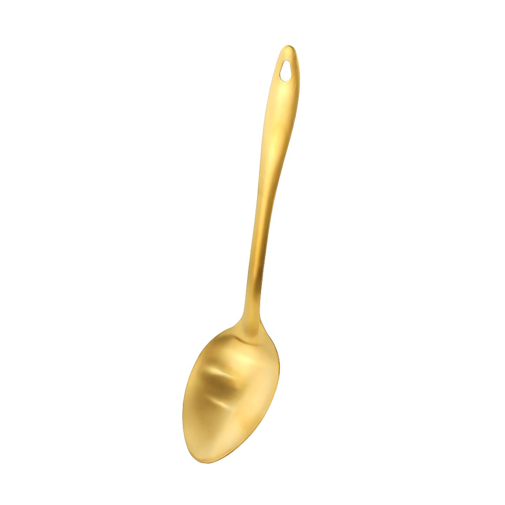 Stainless Steel Serving Spoon Gold
