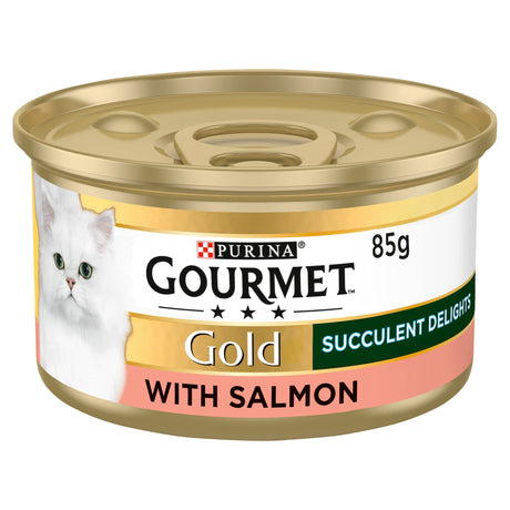 Gourmet Gold Tin Delight Salmon 85gm (Pack of 12)