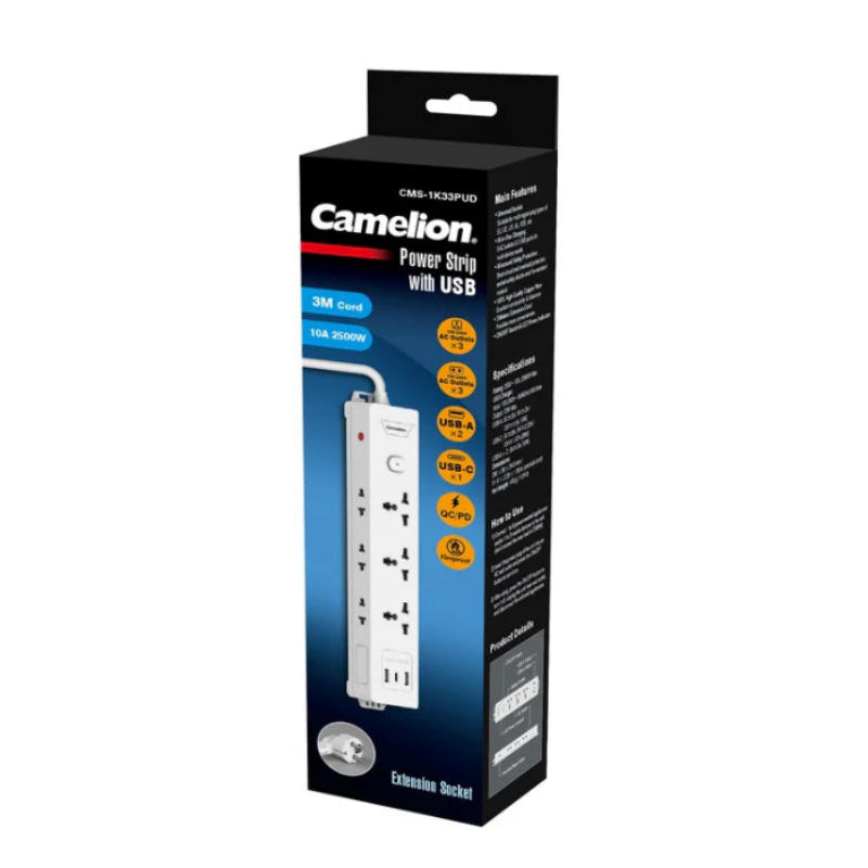 Camelion Extension Wire 6 AC Outlets
