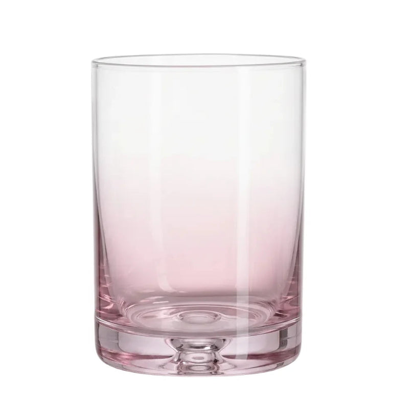 Drinking Glass Set 4Pcs 410ml Soft Pink