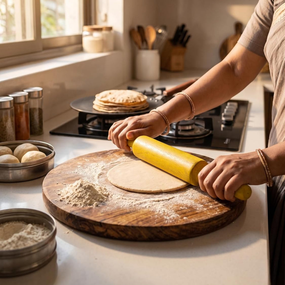 Wooden Rolling Pin 47 x 5 cm