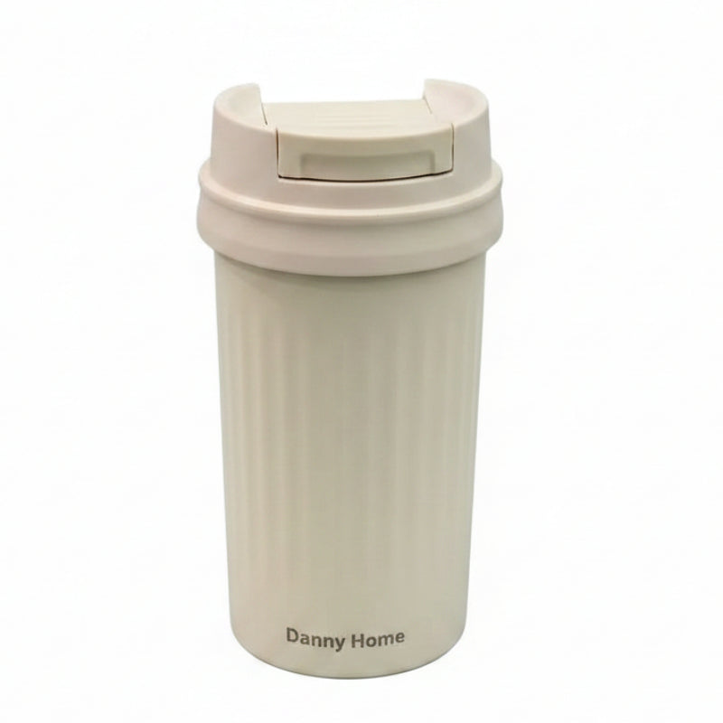 Double Wall Insulated Coffee Mug Cream 400ml