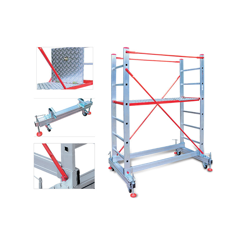 Aluminium Telescopic Scaffolding-Single Section 5Mt