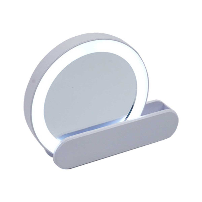 Abs Travel Mirror With Led and USB Cable